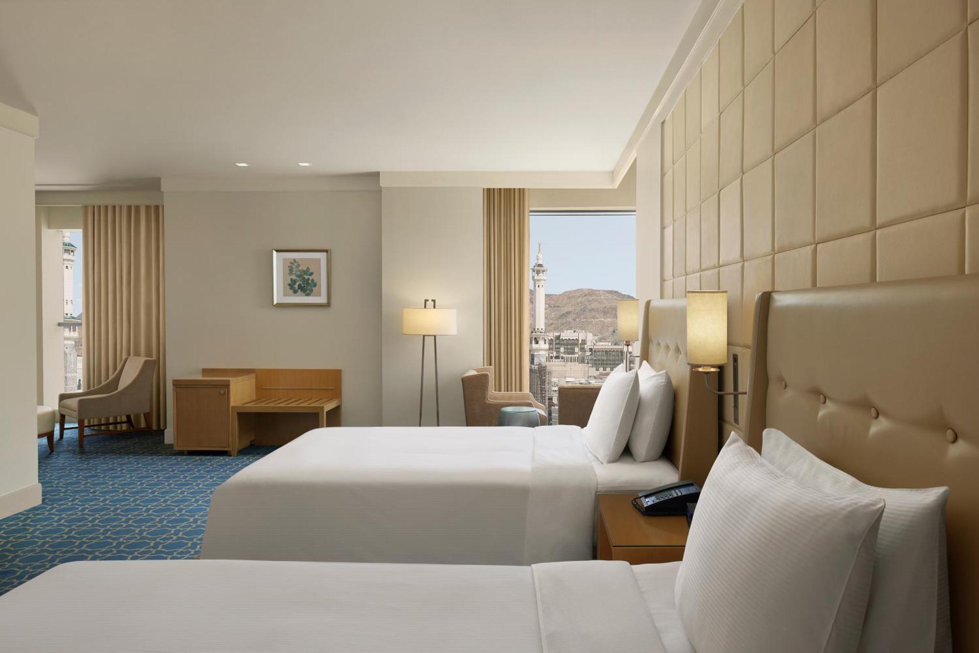 Hilton Hotel & Convention Jabal Omar Makkah Mekka Kültér fotó A room at the hotel