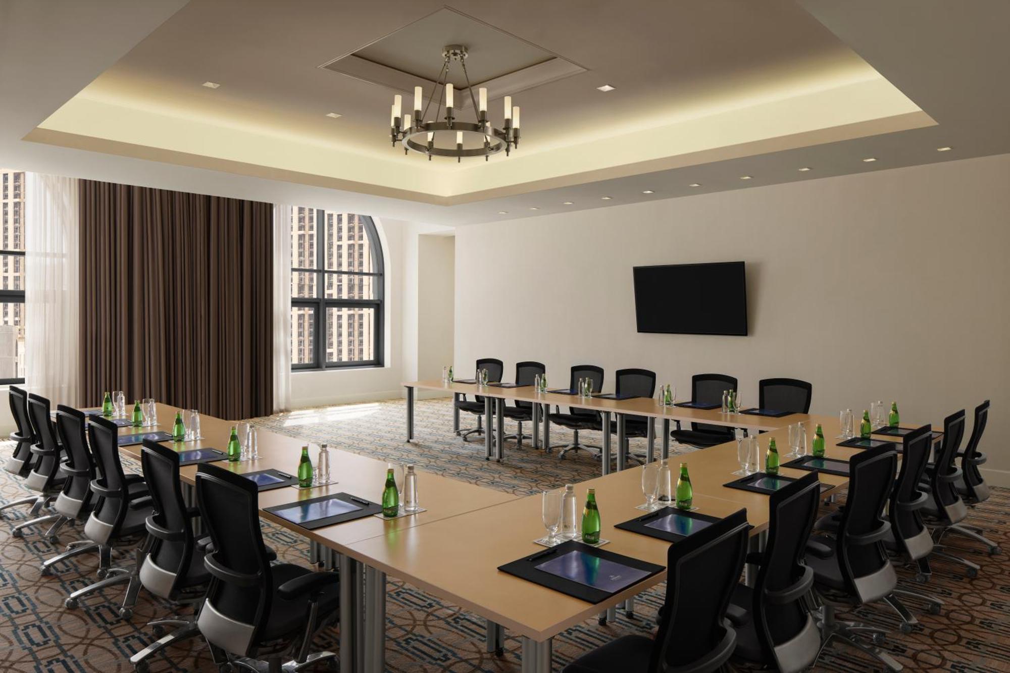 Hilton Hotel & Convention Jabal Omar Makkah Mekka Kültér fotó A meeting room at the hotel